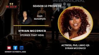 In this powerful kickoff episode, host Damon Cunningham sits down with Syrian McConnico—Qualified Supervisor, clinical mental health professional, and actress—for an open conversation titled "Stories That Heal."